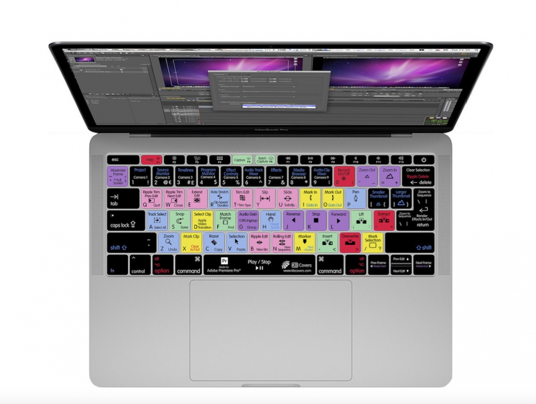 Protector de teclado KB Covers Premiere Pro MacBook Air/Pro